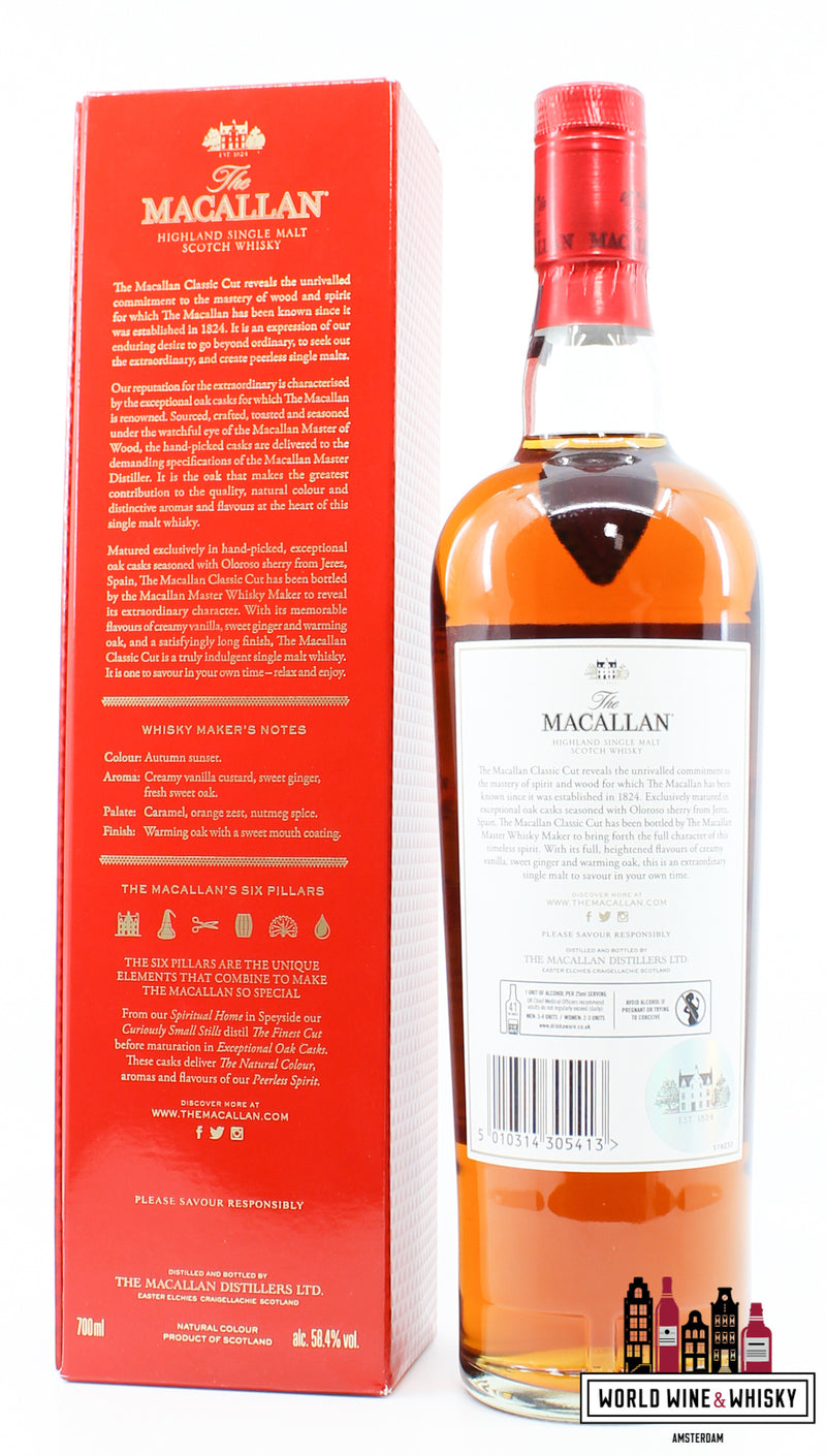 Macallan 2017 Classic Cut - Limited 2017 Edition 58.4% - WORLD WINE WHISKY 
