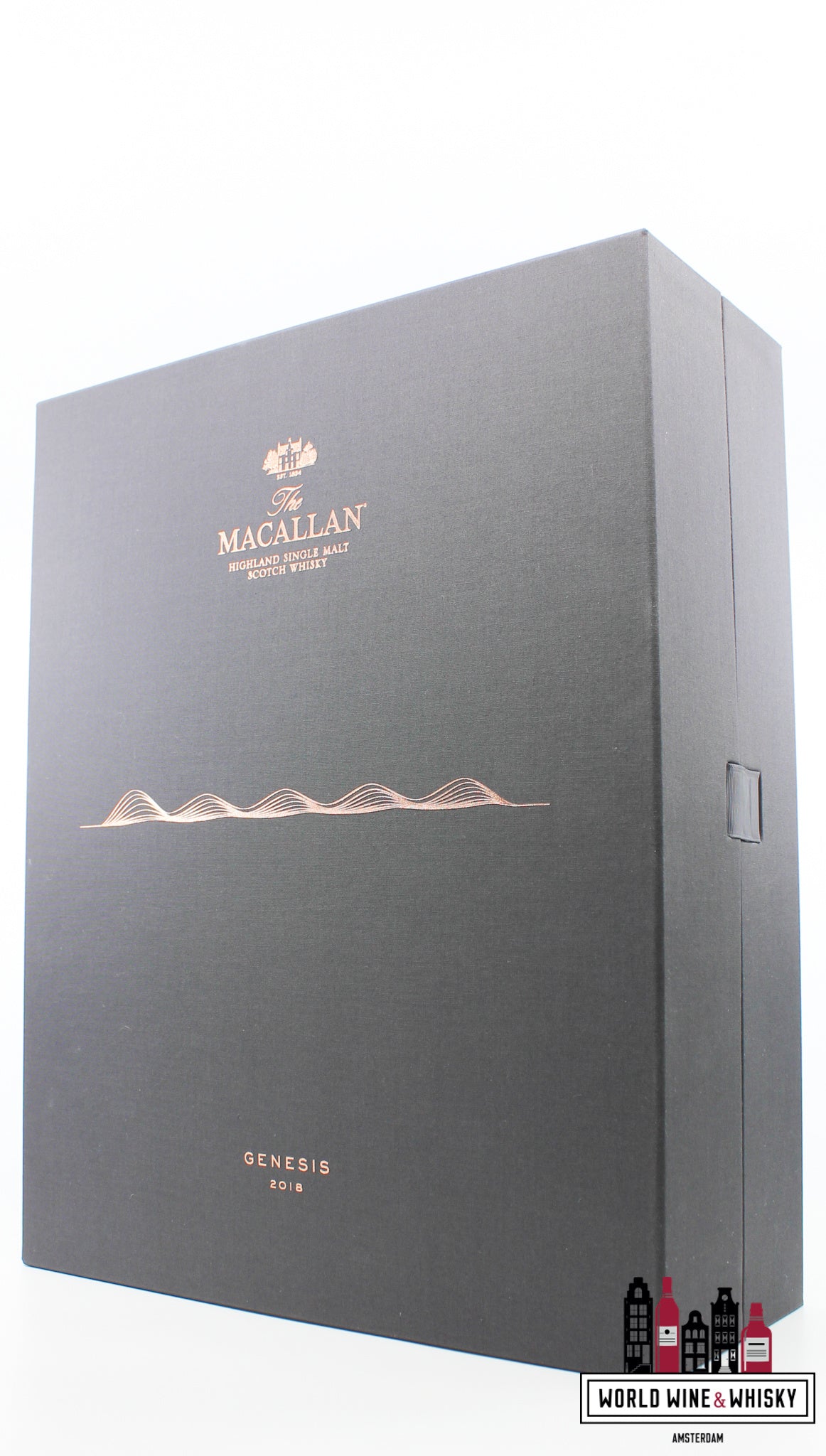 Macallan 2018 Genesis - Limited Edition 45.5% - Full Set (1 of 2500) - WORLD WINE WHISKY 
