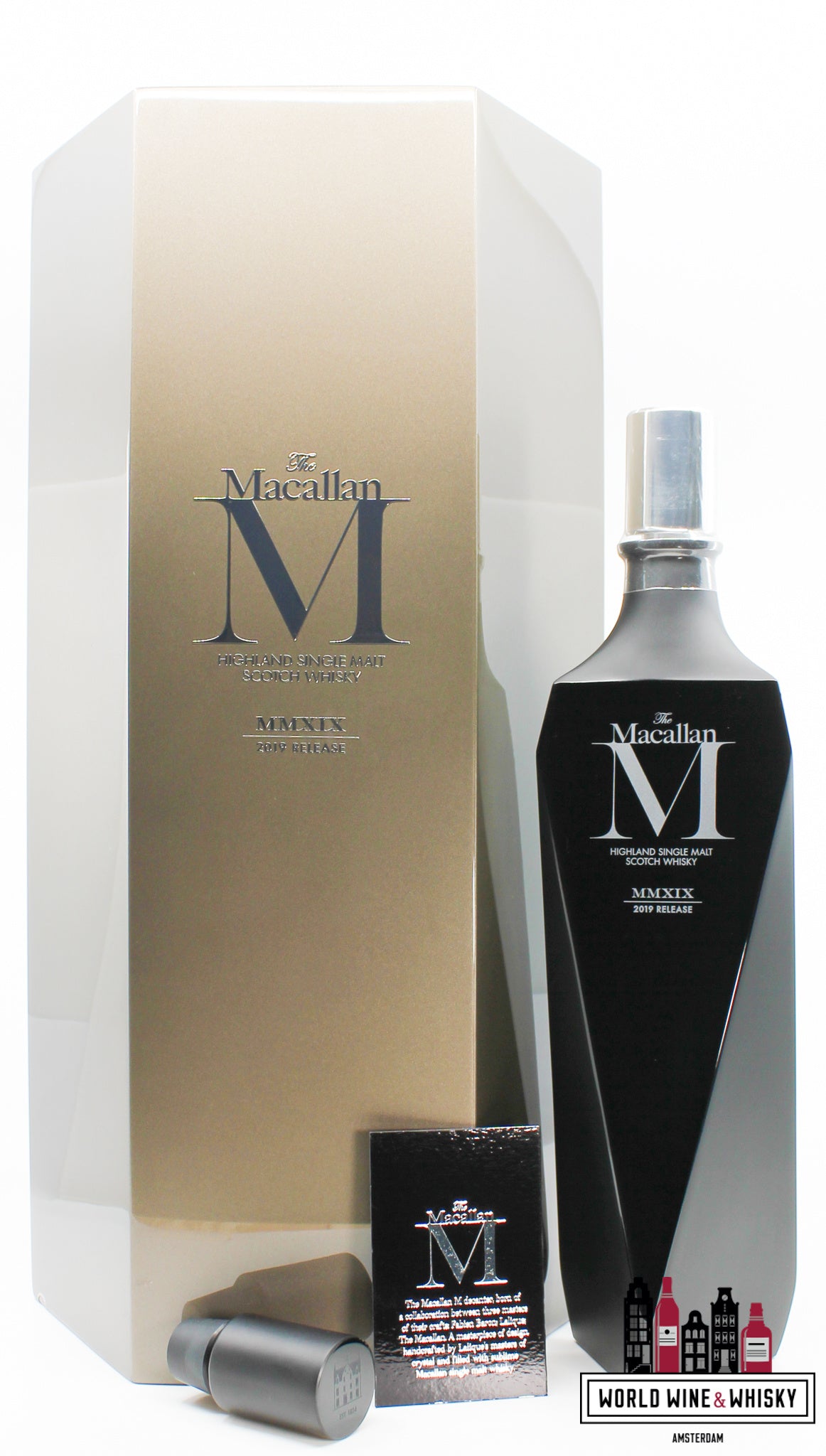 Macallan 2019 Release - M Black - 1824 Masters Series 46.5% (1 of 950) - WORLD WINE WHISKY 