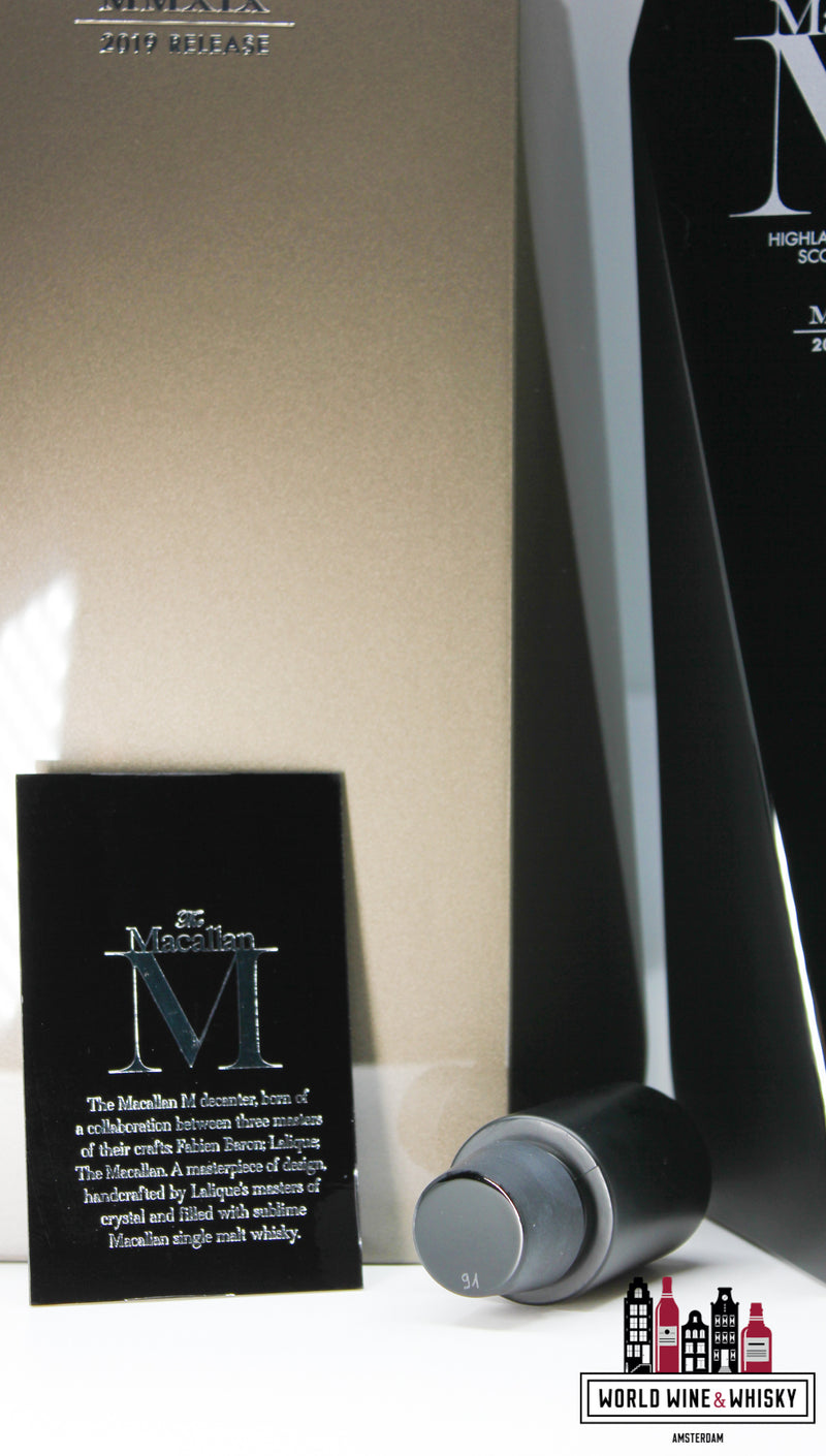 Macallan 2019 Release - M Black - 1824 Masters Series 46.5% (1 of 950) - WORLD WINE WHISKY 