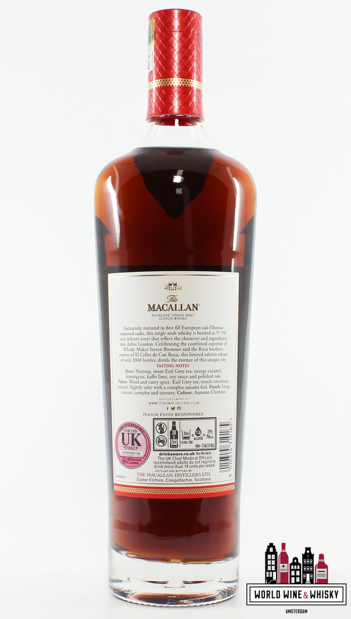 Macallan 2020 - Distil Your World - London Release - Limited Edition 57.5% (1 of 2000) - WORLD WINE WHISKY 