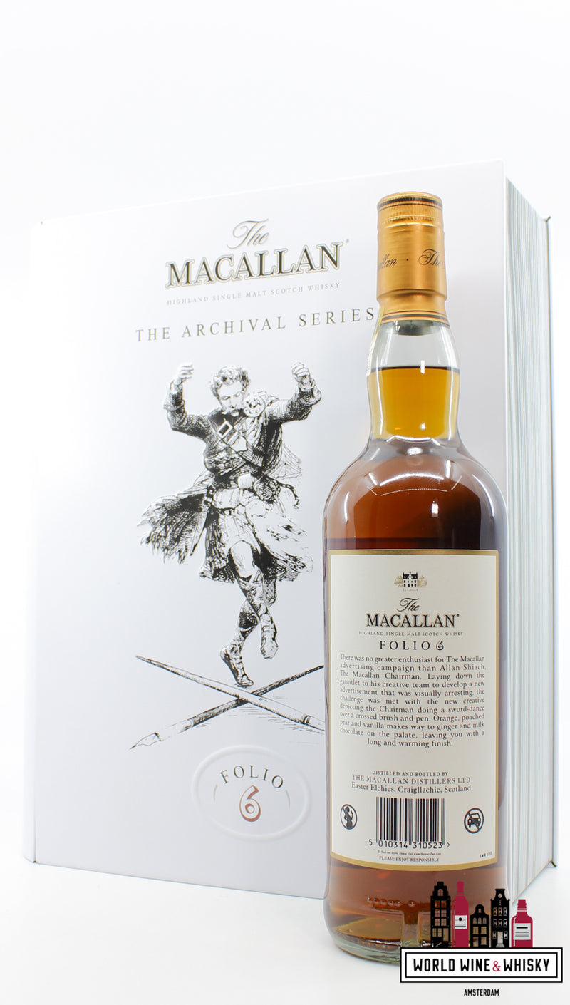 Macallan 2020 - The Archival Series - Folio 6 43% (1 of 3000) - WORLD WINE WHISKY 