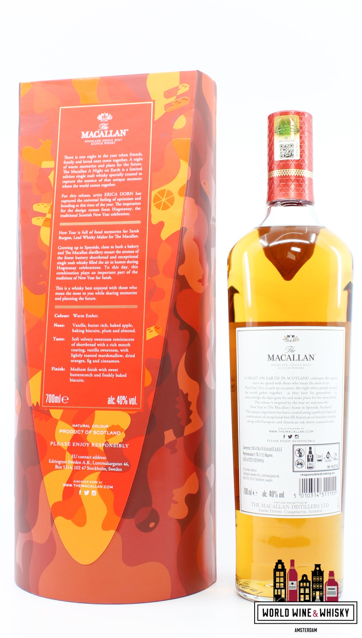 Macallan 2021 - A Night on Earth in Scotland - Erica Dorn 40% - WORLD WINE WHISKY 