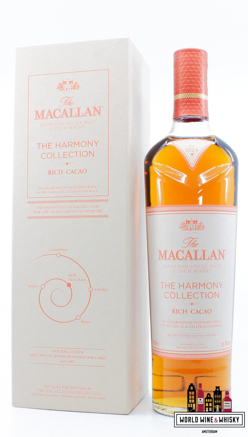 Macallan 2021 - The Harmony Collection - Rich Cacao 44% (original 6-bottles OCC) - WORLD WINE WHISKY 