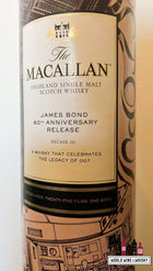 Macallan 2022 - James Bond 60th Anniversary Release - Decade III 43.7% - WORLD WINE WHISKY 