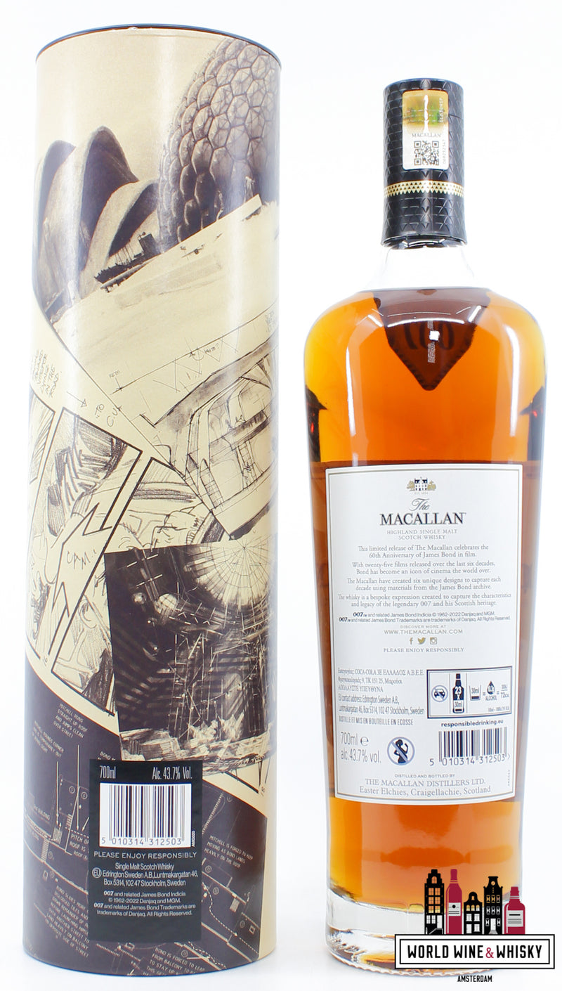 Macallan 2022 - James Bond 60th Anniversary Release - Decade V (5) 43.7% - WORLD WINE WHISKY 