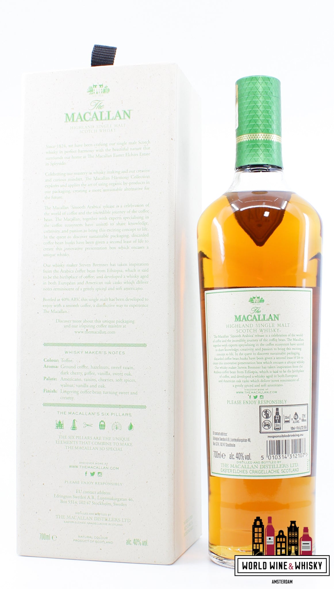 Macallan 2022 - The Harmony Collection - Smooth Arabica 40% - WORLD WINE WHISKY 