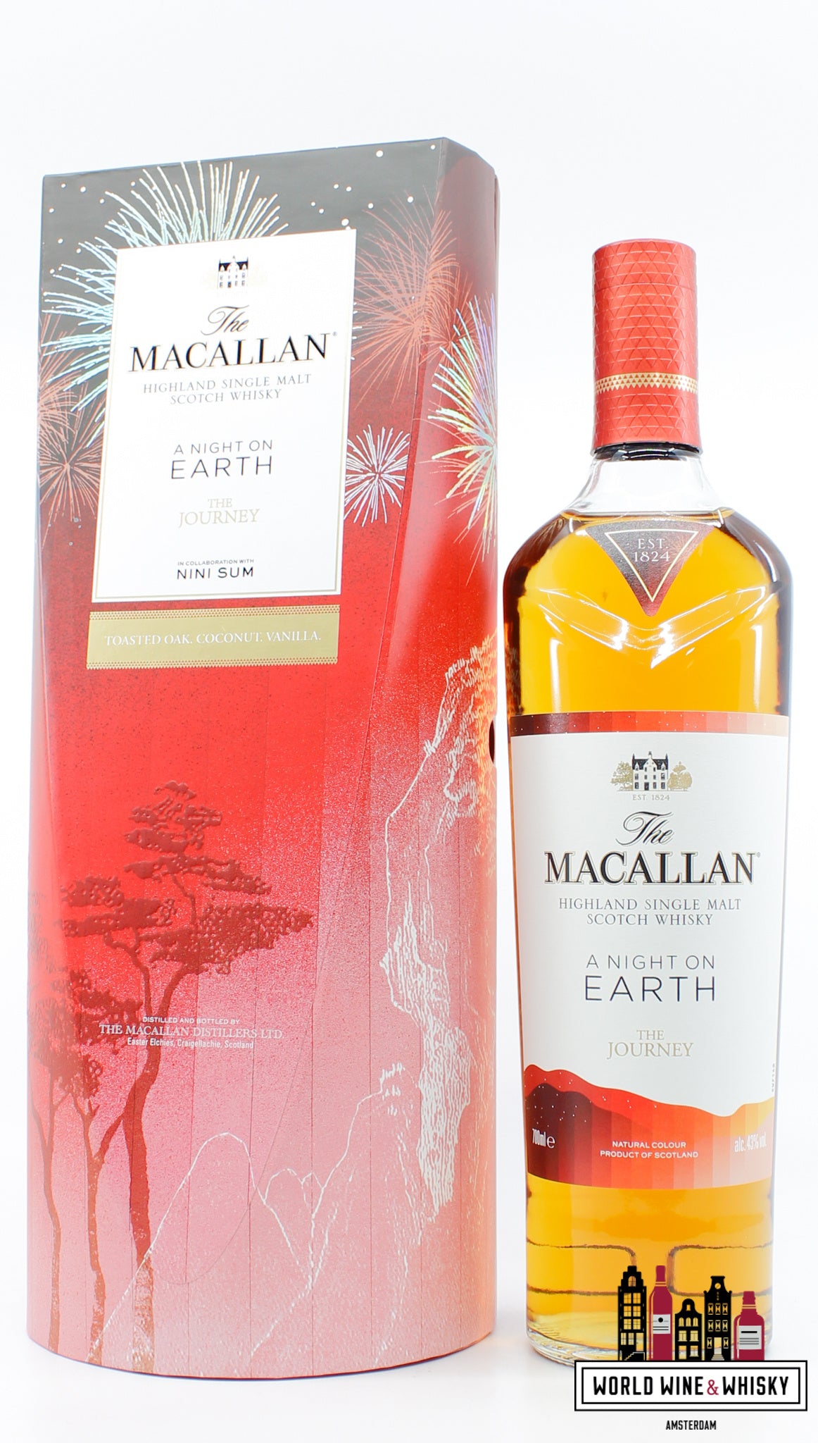 Macallan 2023 - A Night on Earth The Journey - Nini Sum 43% - WORLD WINE WHISKY 