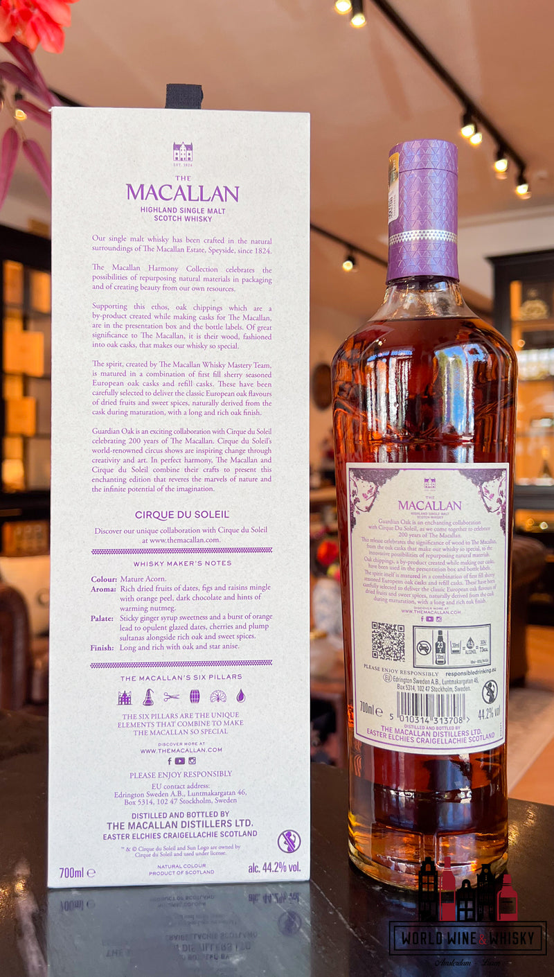 Macallan 2024 - The Harmony Collection - Guardian Oak 44.2% - WORLD WINE WHISKY 