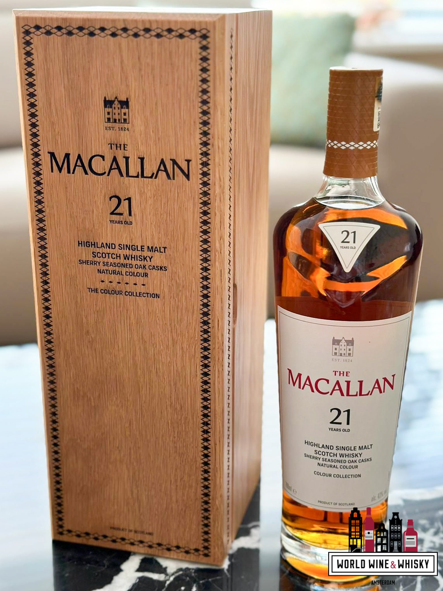 Macallan 21 Years Old 2023 - Colour Collection 43% - WORLD WINE WHISKY 