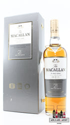 Macallan 21 Years Old - Fine Oak Triple Cask Matured 43% (in luxury case) - WORLD WINE WHISKY 