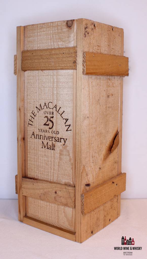 Macallan 25 Years Old 1968 1993 The Anniversary Malt 43% (in OWC) - WORLD WINE WHISKY 