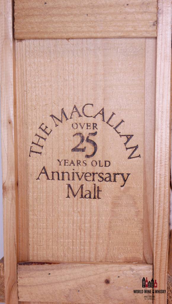 Macallan 25 Years Old 1968 1993 The Anniversary Malt 43% (in OWC) - WORLD WINE WHISKY 