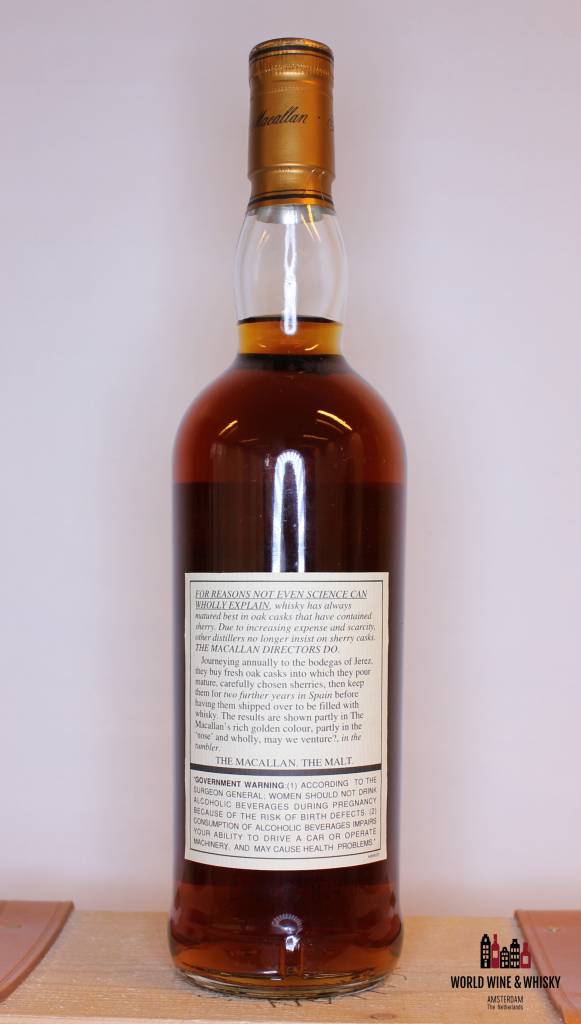 Macallan 25 Years Old 1968 1994 The Anniversary Malt 43% (in OWC) - WORLD WINE WHISKY 