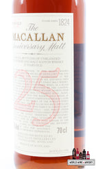 Macallan 25 Years Old 1972 1998 - The Anniversary Malt 43% 700ml (in OWC) - WORLD WINE WHISKY 