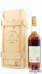 Macallan 25 Years Old 1975 2000 - The Anniversary Malt 43% 700ml (in OWC) - WORLD WINE WHISKY 