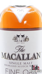 Macallan 25 Years Old 2004 - Fine Oak 43% 700ml - WORLD WINE WHISKY 