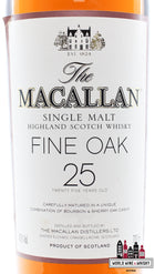 Macallan 25 Years Old 2004 - Fine Oak 43% 700ml - WORLD WINE WHISKY 