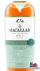 Macallan 25 Years Old 2011 - Fine Oak - Triple Cask Matured 43% - WORLD WINE WHISKY 