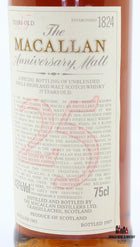 Macallan 25 Years Old Anniversary Malt 1962 1987 43% 750ml - WORLD WINE WHISKY 