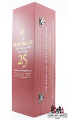 Macallan 25 Years Old Anniversary Malt - Sherry Oak 43% 700ml (In the red case) - WORLD WINE WHISKY 