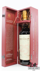 Macallan 25 Years Old Anniversary Malt - Sherry Oak 43% 700ml (In the red case) - WORLD WINE WHISKY 