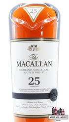 Macallan 25 Years Old - Sherry Casks - Annual 2018 Release 43% - WORLD WINE WHISKY 