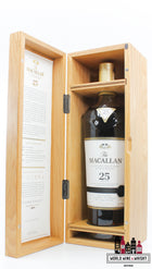 Macallan 25 Years Old - Sherry Oak Casks - Annual 2023 Release 43% - WORLD WINE WHISKY 