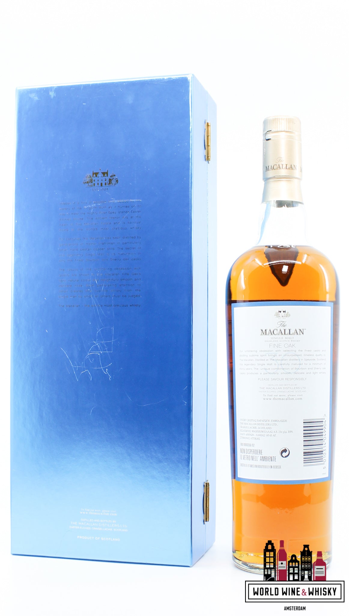 Macallan 30 Years Old 2007 - Fine Oak 43% - WORLD WINE WHISKY 