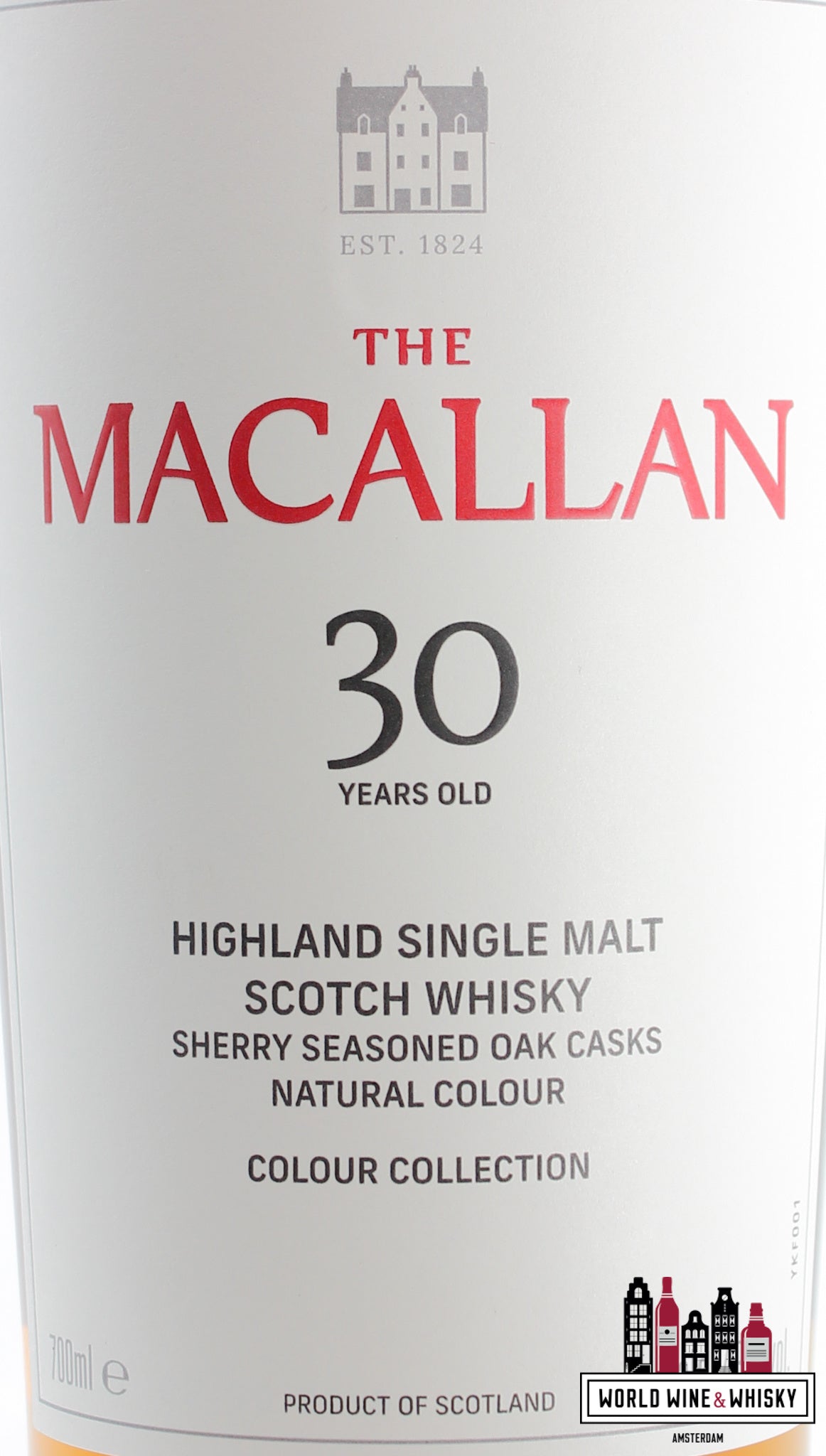Macallan 30 Years Old 2023 - Colour Collection - Macallan Boutique Only 43% - WORLD WINE WHISKY 