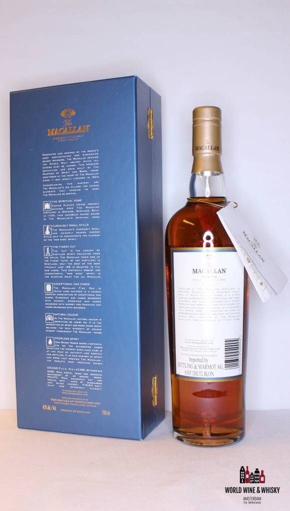 Macallan 30 Years Old  Fine Oak - Triple Cask Matured 43% - WORLD WINE WHISKY 