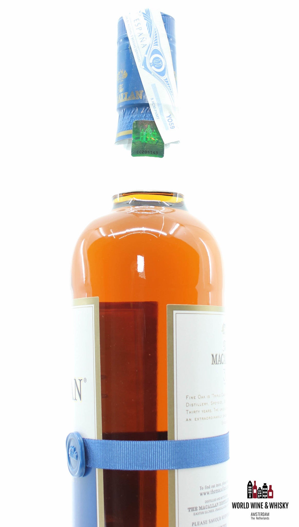 Macallan 30 Years Old - Fine Oak - Triple Cask Matured 43% (in wooden case) - WORLD WINE WHISKY 