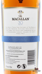 Macallan 30 Years Old - Fine Oak - Triple Cask Matured 43% (in wooden case) - WORLD WINE WHISKY 