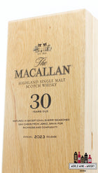 Macallan 30 Years Old - Sherry Casks - Annual 2023 Release 43% - WORLD WINE WHISKY 
