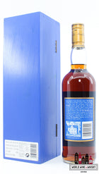Macallan 30 Years Old - Sherry Oak - Blue Label 43% (in wooden case) - WORLD WINE WHISKY 