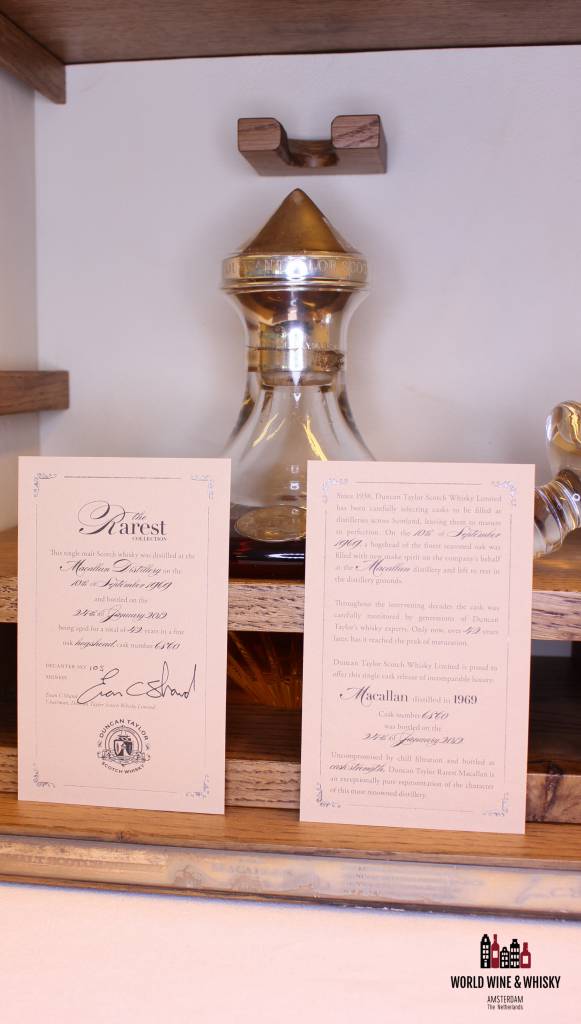 Macallan 42 Years Old 1969 2012 The Rarest Collection - Duncan Taylor 41.6% - WORLD WINE WHISKY 