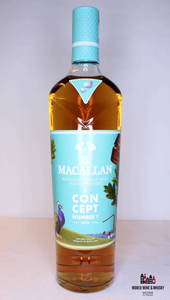 Macallan Concept Number 1 2018 40% - Travel Retail Release Only (Twin-set deal) - WORLD WINE WHISKY 