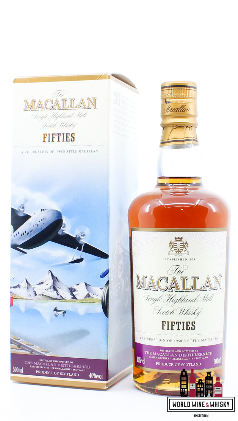 Macallan Fifties 2001 - Travel Series 1950's 40% 500ml - WORLD WINE WHISKY 