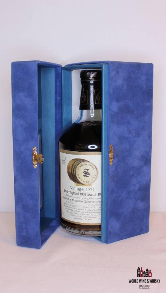 Macallan Glenlivet 27 Years Old 1971 1999 Signatory Cask 12/096/28 54.2% - WORLD WINE WHISKY 