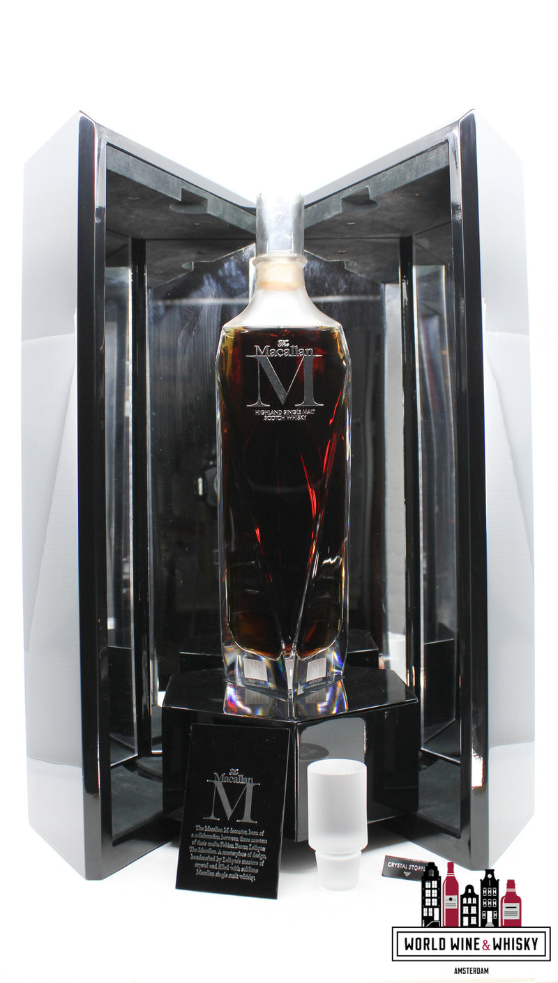 Macallan M Decanter 2015 - MMXV - Lalique Crystal France 44% - full set (1 of 2746) - WORLD WINE WHISKY 