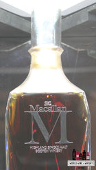 Macallan M Decanter 2015 - MMXV - Lalique Crystal France 44% - full set (1 of 2746) - WORLD WINE WHISKY 