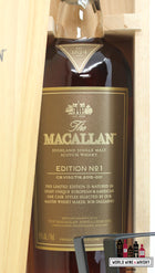Macallan No 1 Edition 2015 - in wooden box 48% (1 of 1500) - WORLD WINE WHISKY 