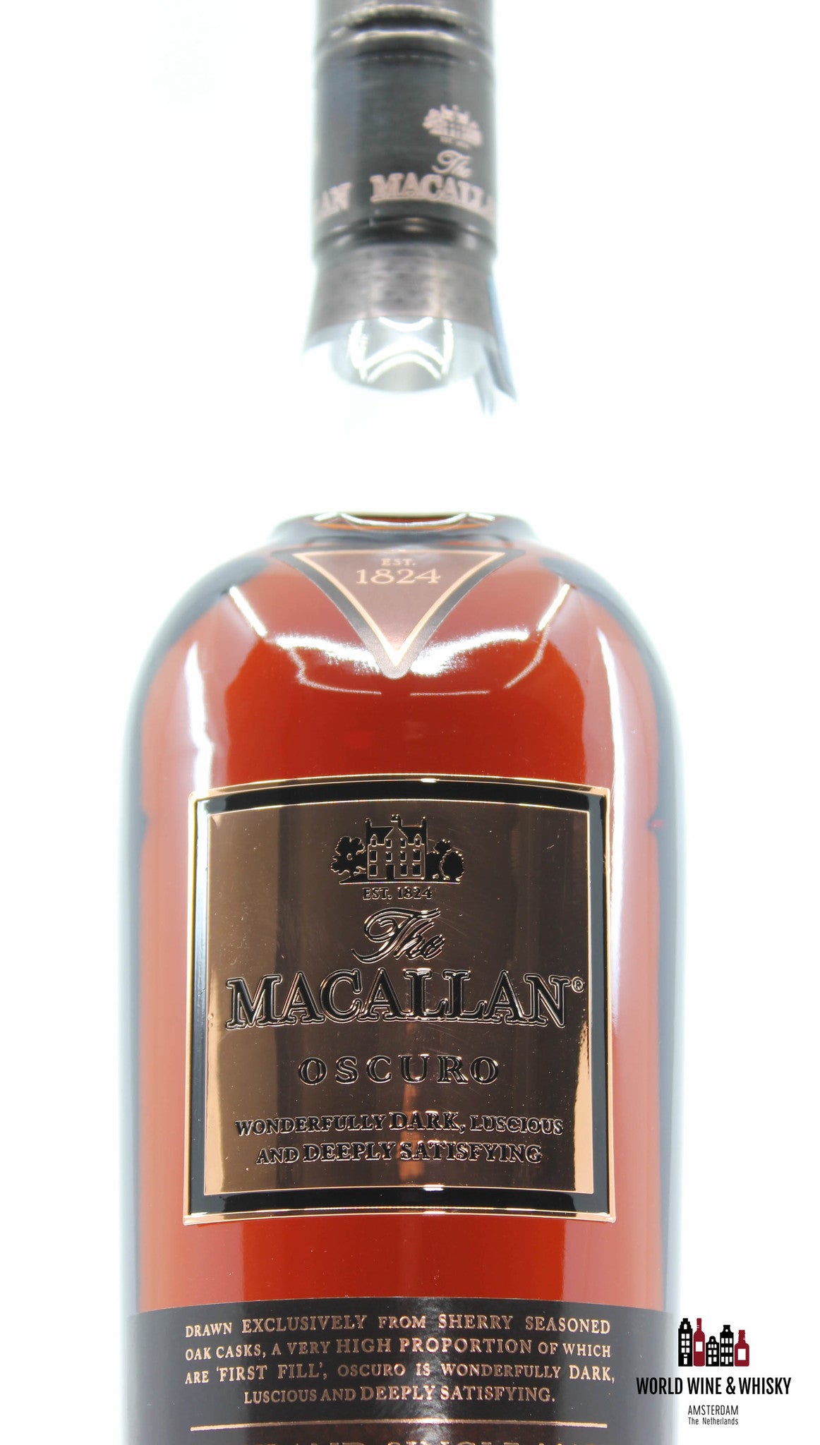 Macallan Oscuro - Lalique Rearing Kazak Horse - Travel Retail Exclusive 46.5% (one of 300 sets) - WORLD WINE WHISKY 