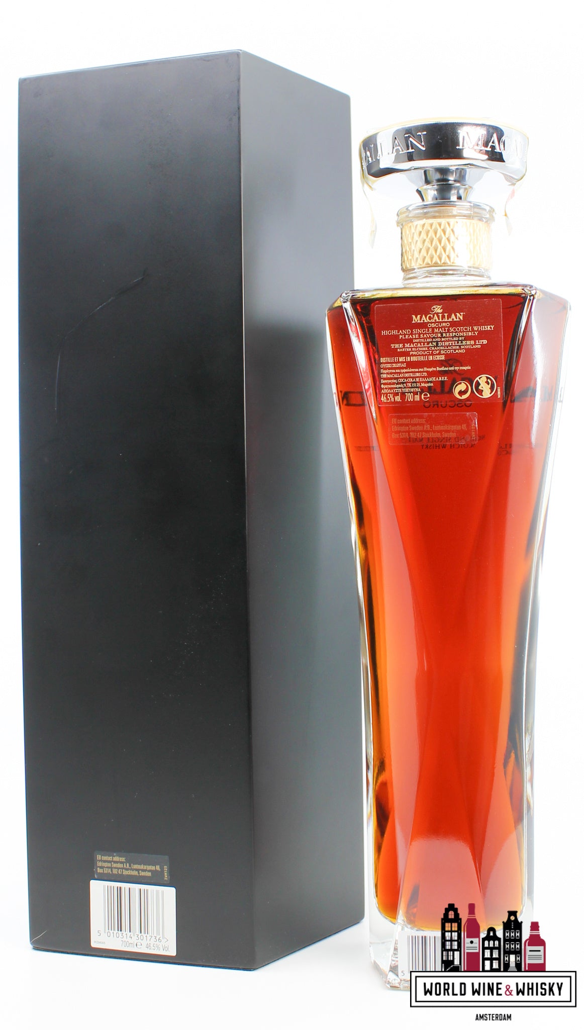 Macallan Oscuro - The 1824 Collection 46.5% (in luxury case) - WORLD WINE WHISKY 