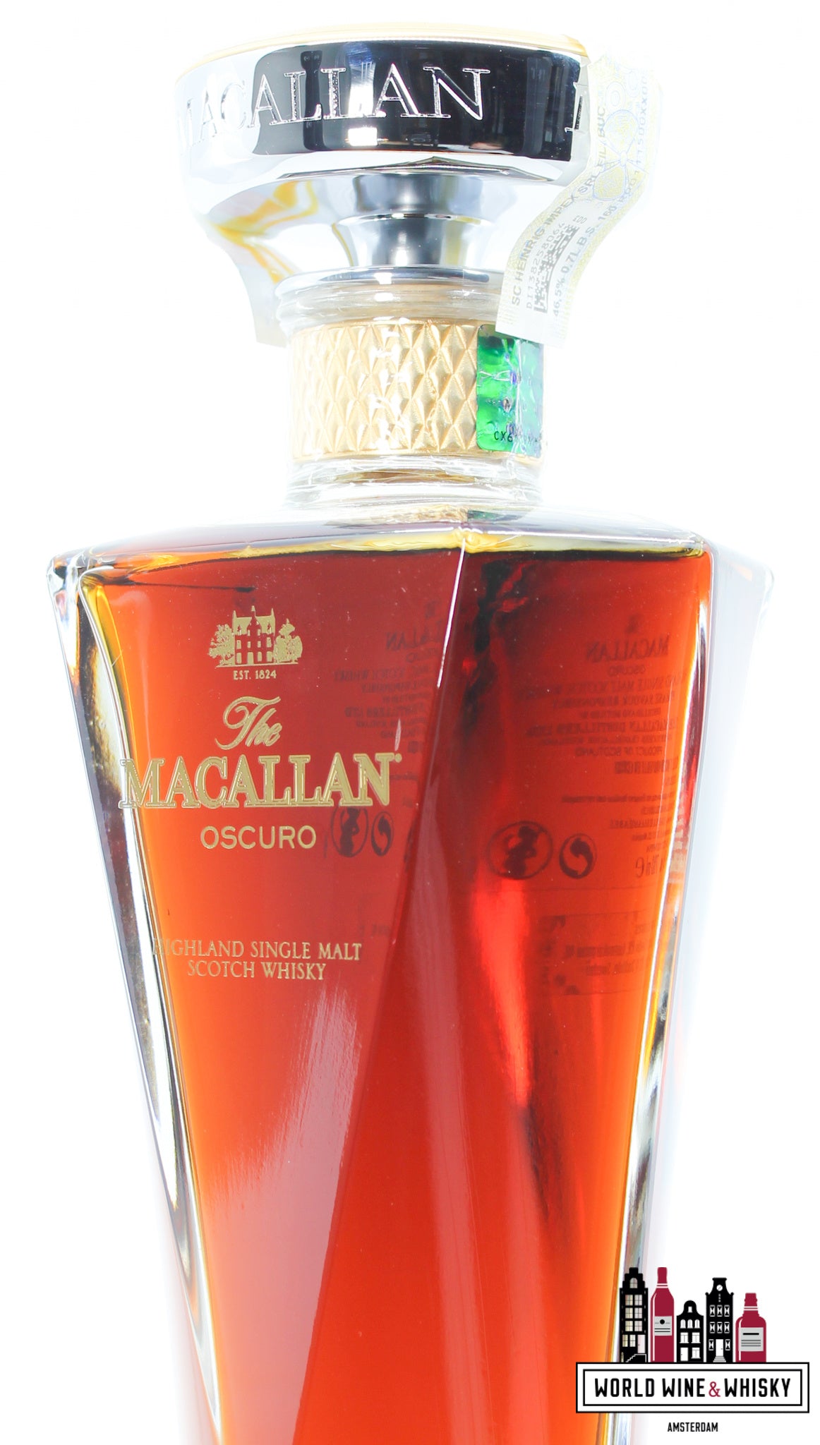 Macallan Oscuro - The 1824 Collection 46.5% (in luxury case) - WORLD WINE WHISKY 