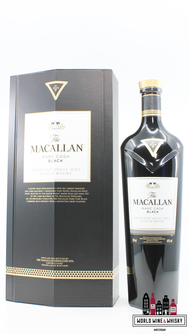 Macallan Rare Cask Black 2015 - 1824 Masters Series 48% (In luxury case) - WORLD WINE WHISKY 