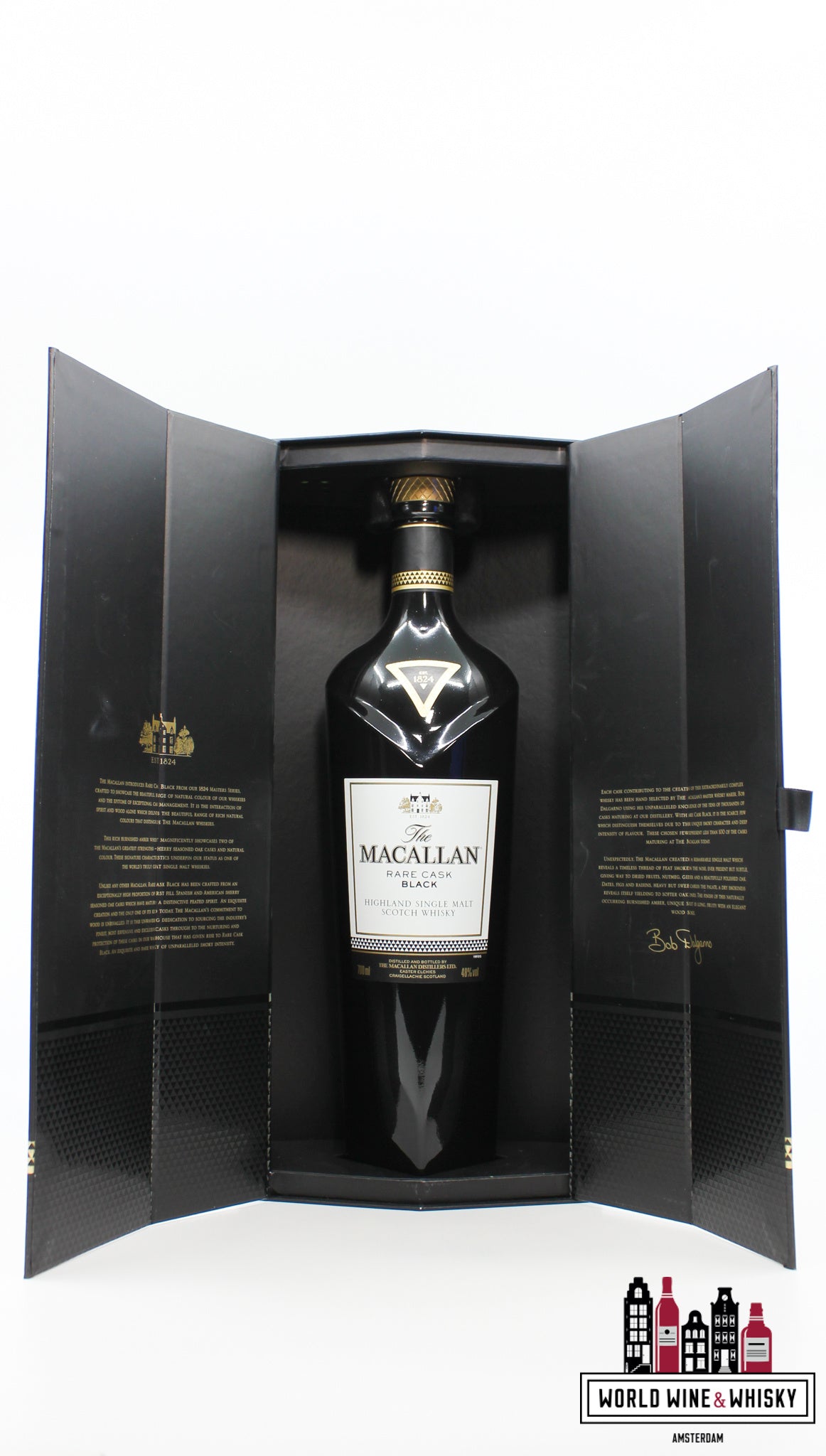 Macallan Rare Cask Black 2015 - 1824 Masters Series 48% (In luxury case) - WORLD WINE WHISKY 