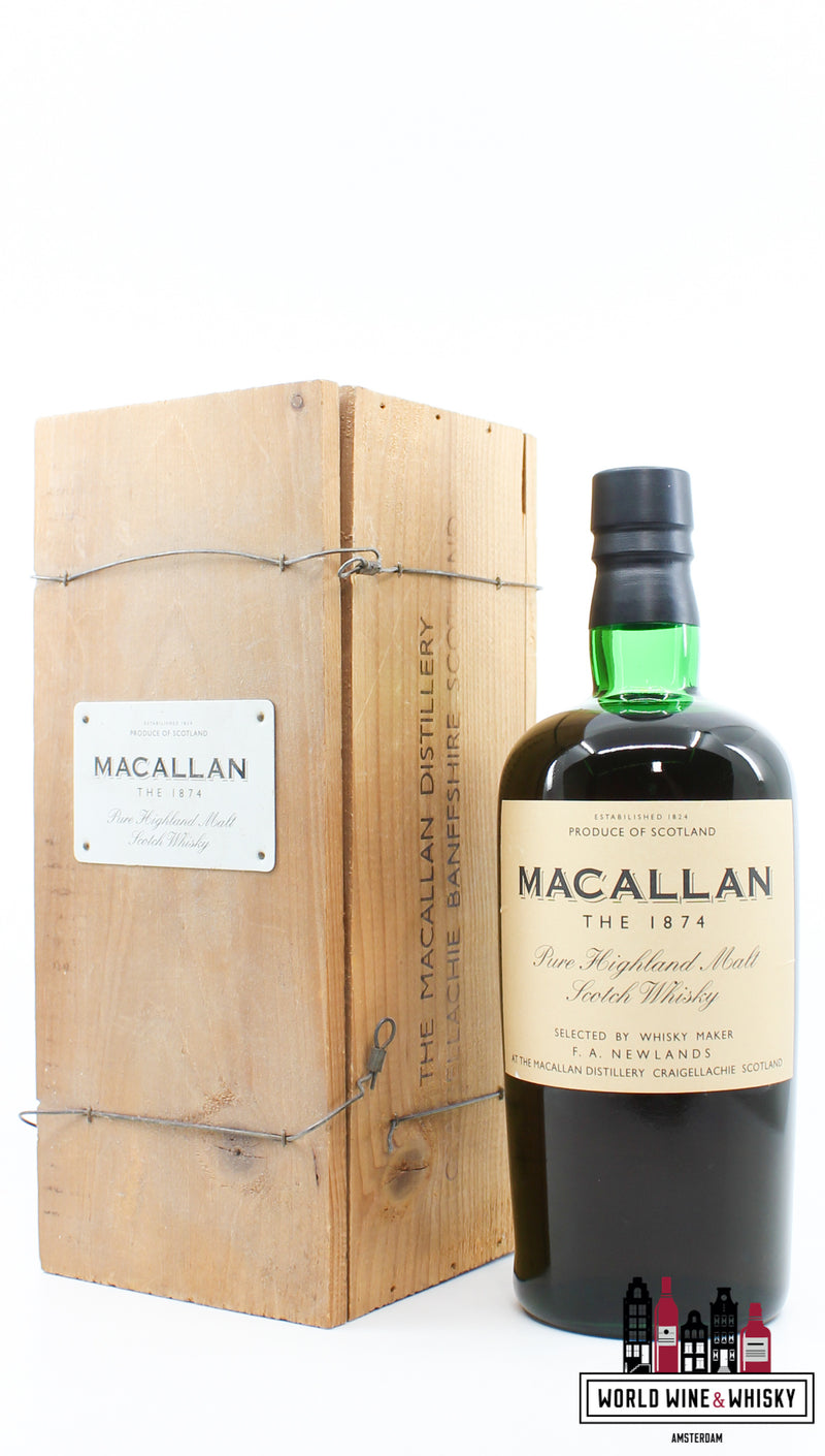 Macallan Replica 'The 1874' 45% 750ml - Bottled in 2002 (1 of 11000) - WORLD WINE WHISKY 