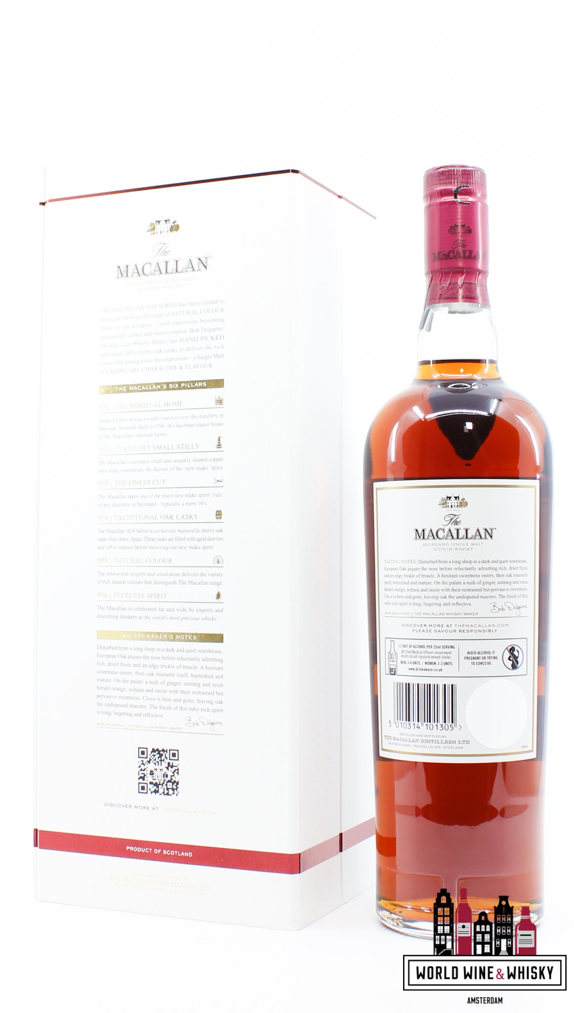 Macallan Ruby 2014 - The 1824 Series 43% 700ml (in luxury case) - WORLD WINE WHISKY 