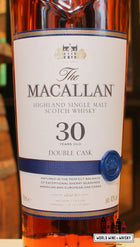 Macallan 30 Years Old - Double Cask - Annual 2023 Release 43% whisky